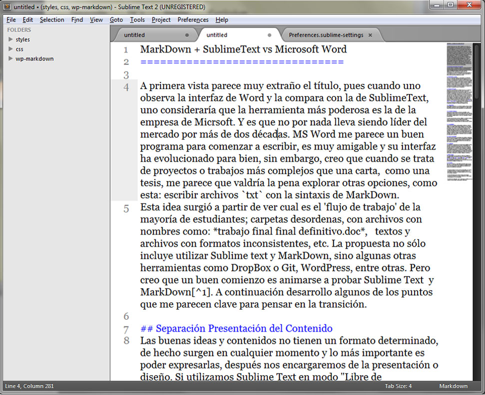 Captura Sublime Text